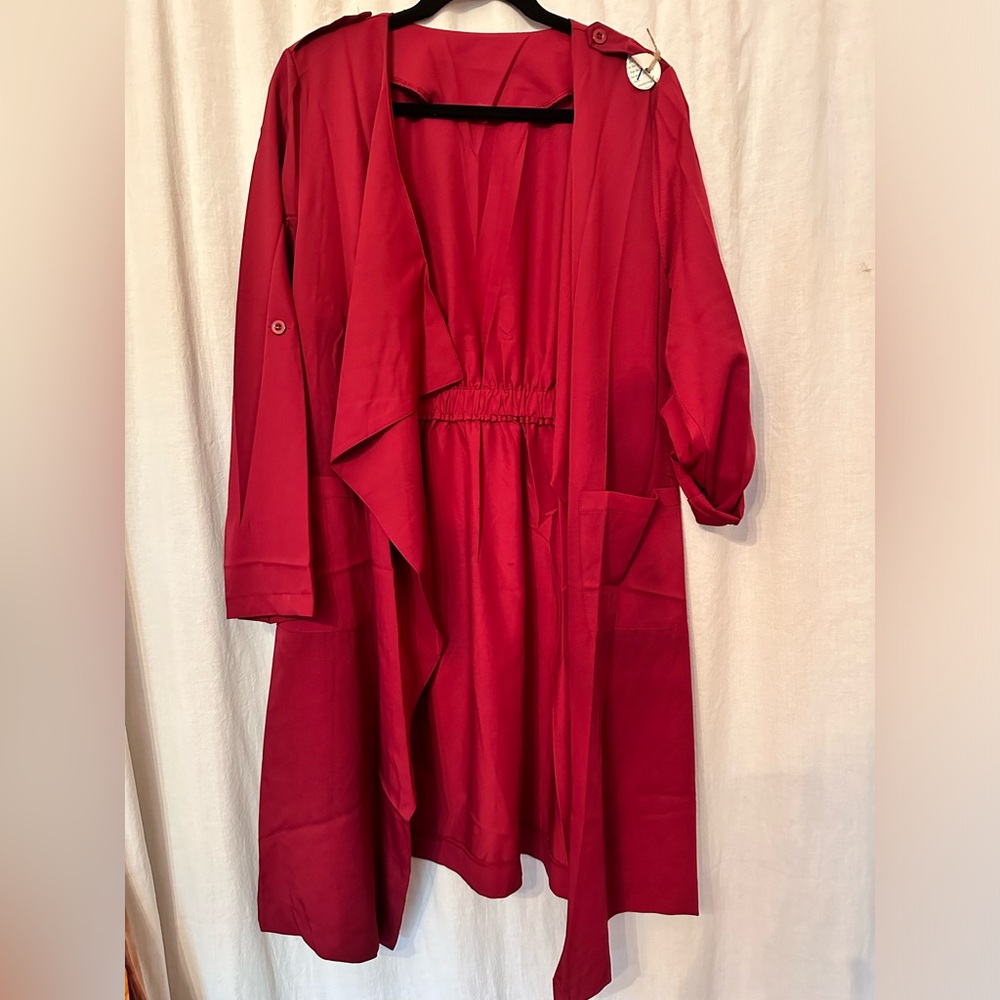 Burgundy jacket